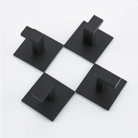 Black Self-Adhesive 3M Wall Hooks