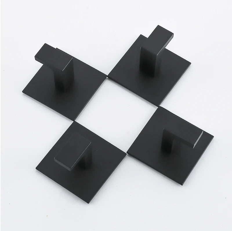 Black Self-Adhesive 3M Wall Hooks