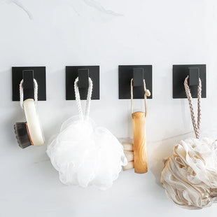 Black Self-Adhesive 3M Wall Hooks