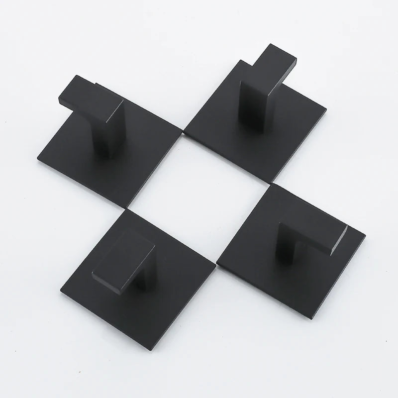 Black Self-Adhesive 3M Wall Hooks