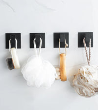 Black Self-Adhesive 3M Wall Hooks